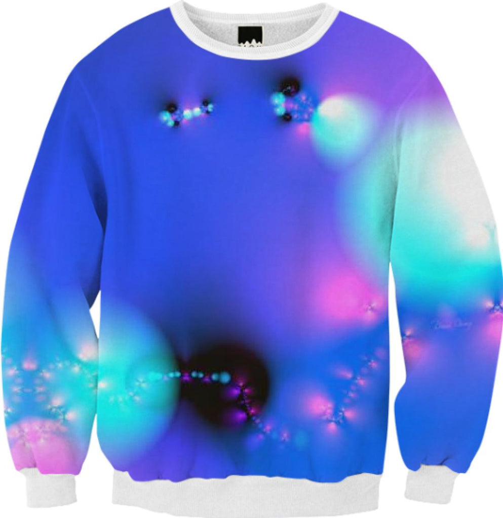 Love in Action Pink Purple Blue Abstract Heartbeat