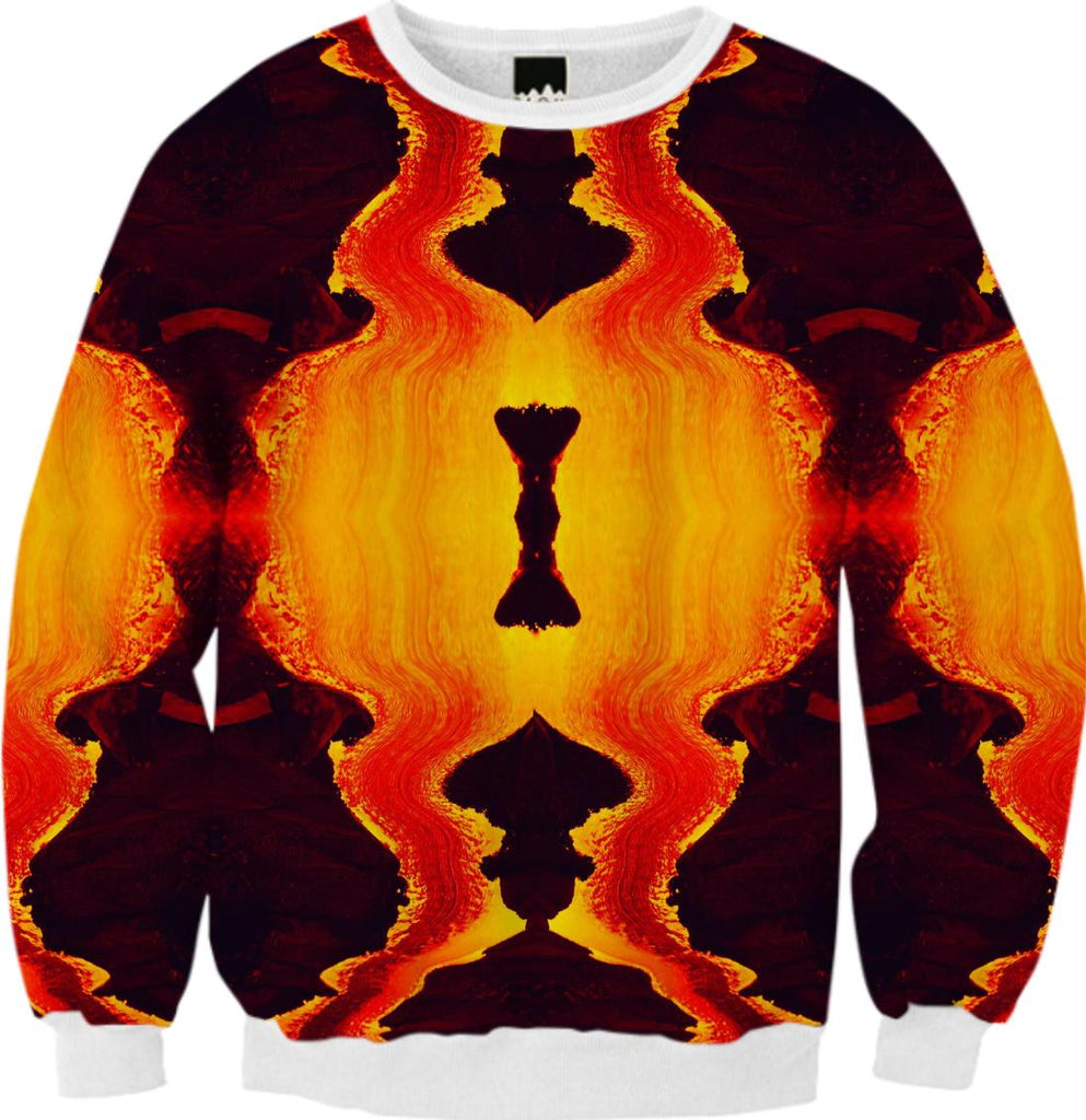magma landscape rustic sweater