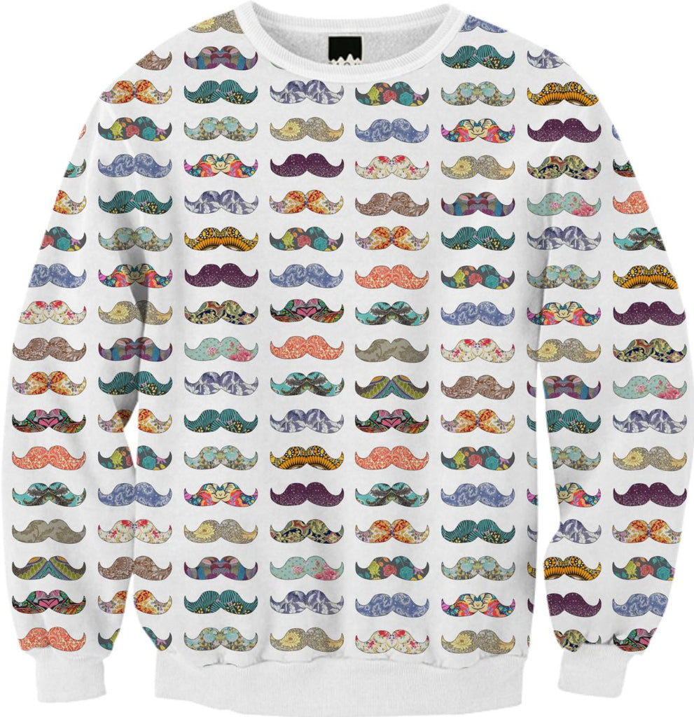 Mustache Mania Sweatshirt