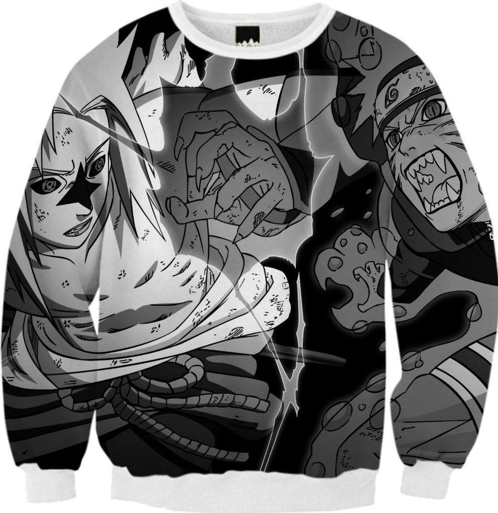 Naruto Theme Sasuke VS Naruto Sweatshirt