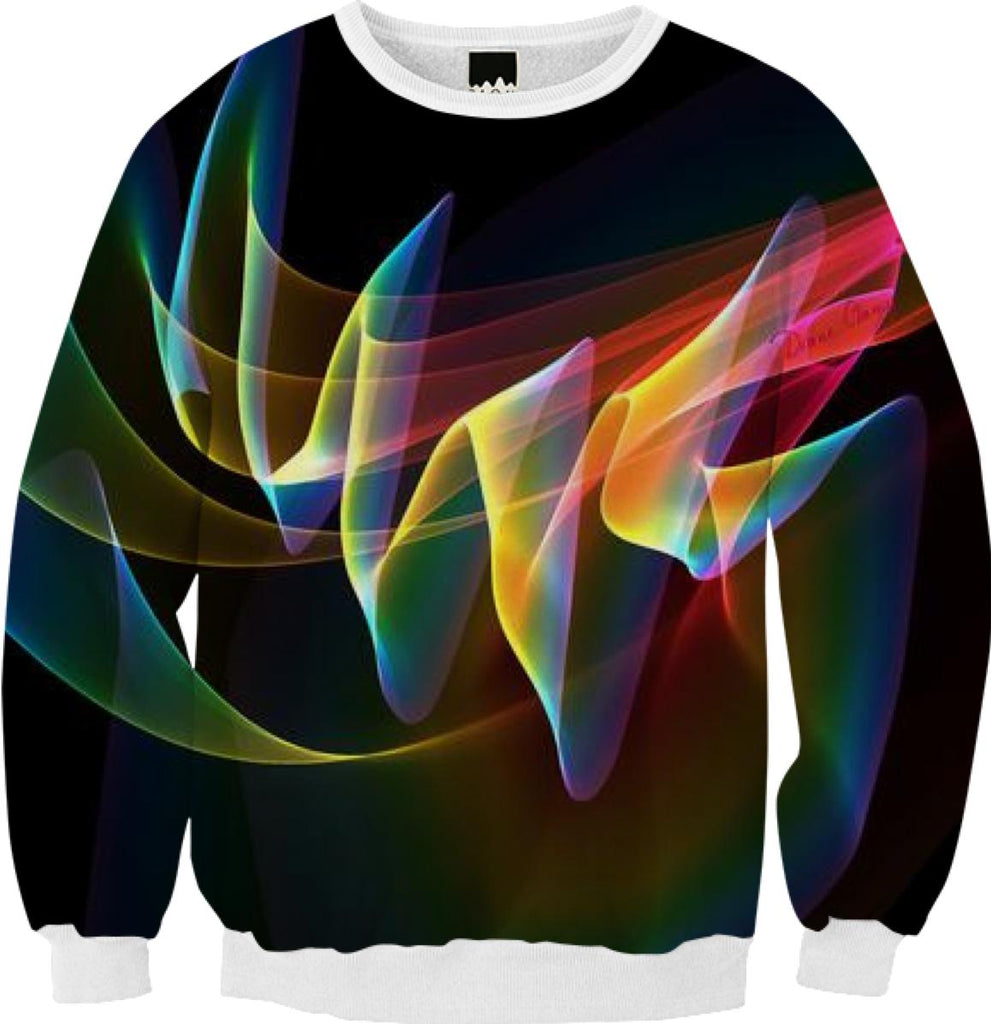 Northern Lights Abstract Fractal Rainbow Aurora