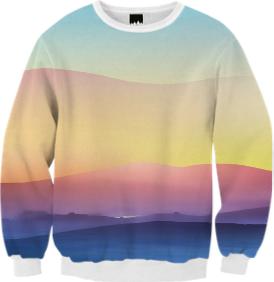 Ocean Sunrise Hipster Sweater
