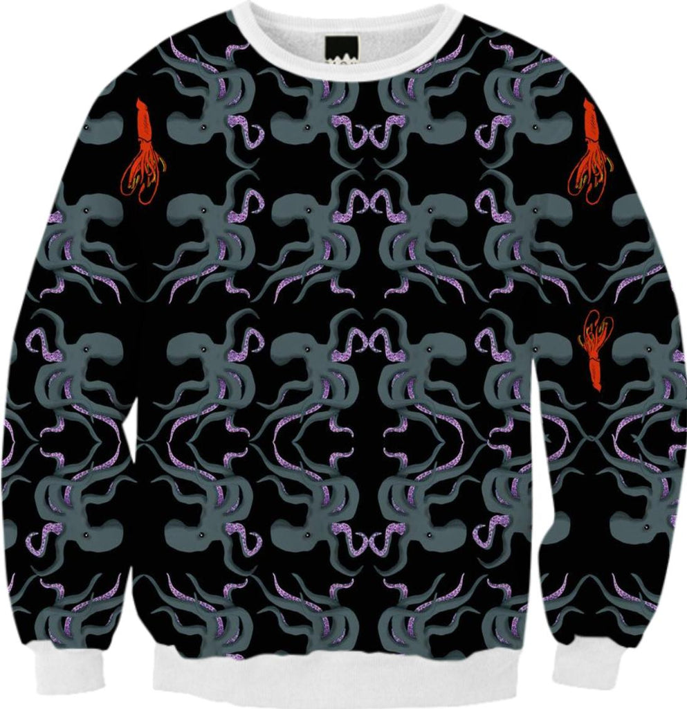 Octopus and Squid Fall Sweatshirt