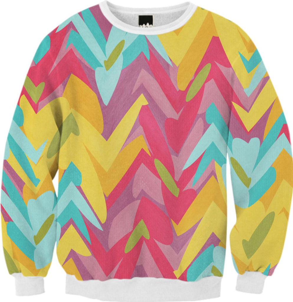 Paint strokes abstract design