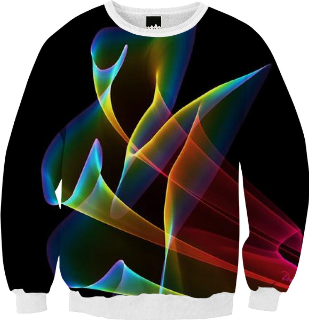 Peacock Symphony Abstract Fractal Rainbow Music