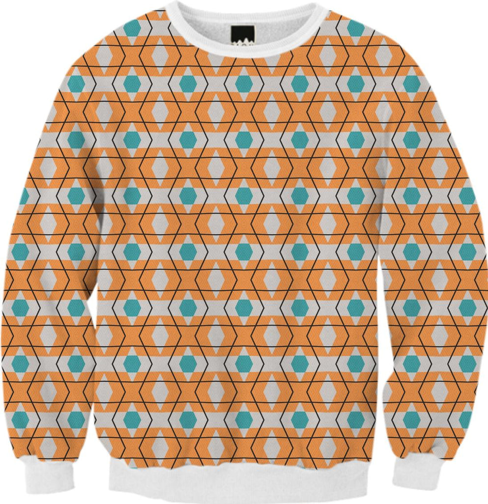 Rhombus and stripes pattern
