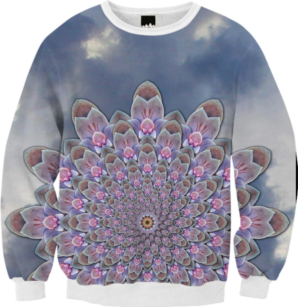 Succulent Mandala Sky Fall Sweatshirt