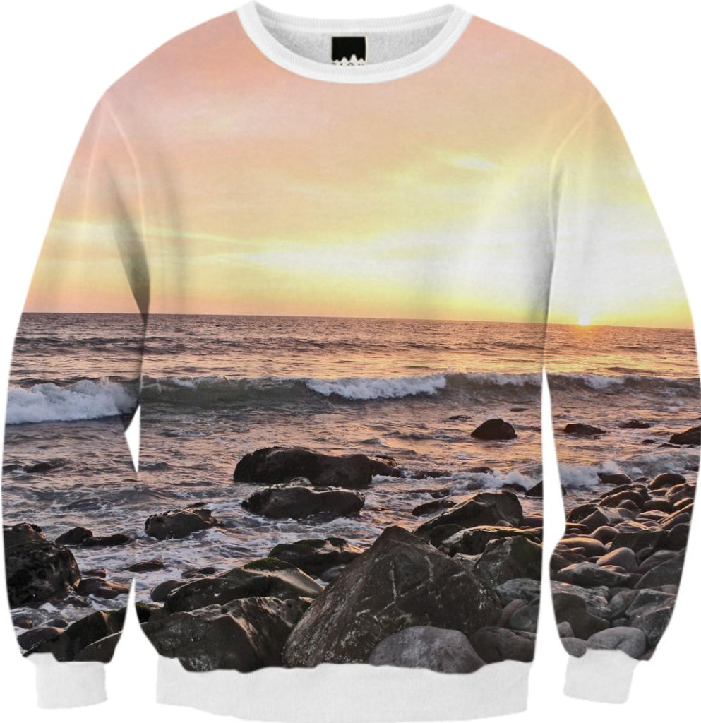 vivid sunset sweater