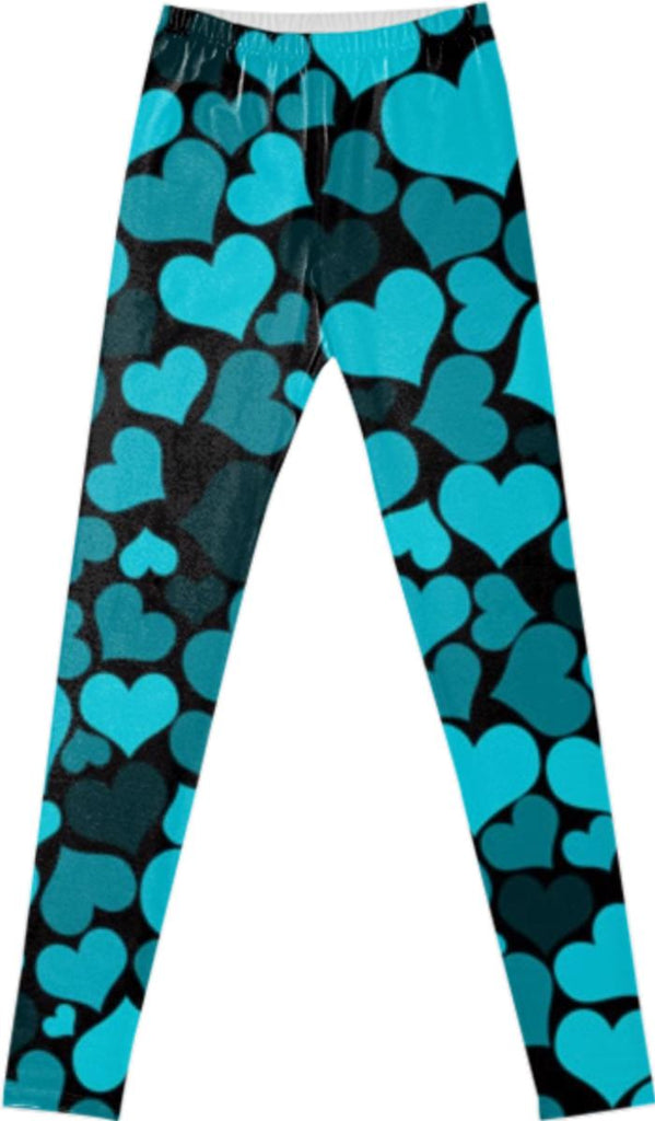 hearts leggings