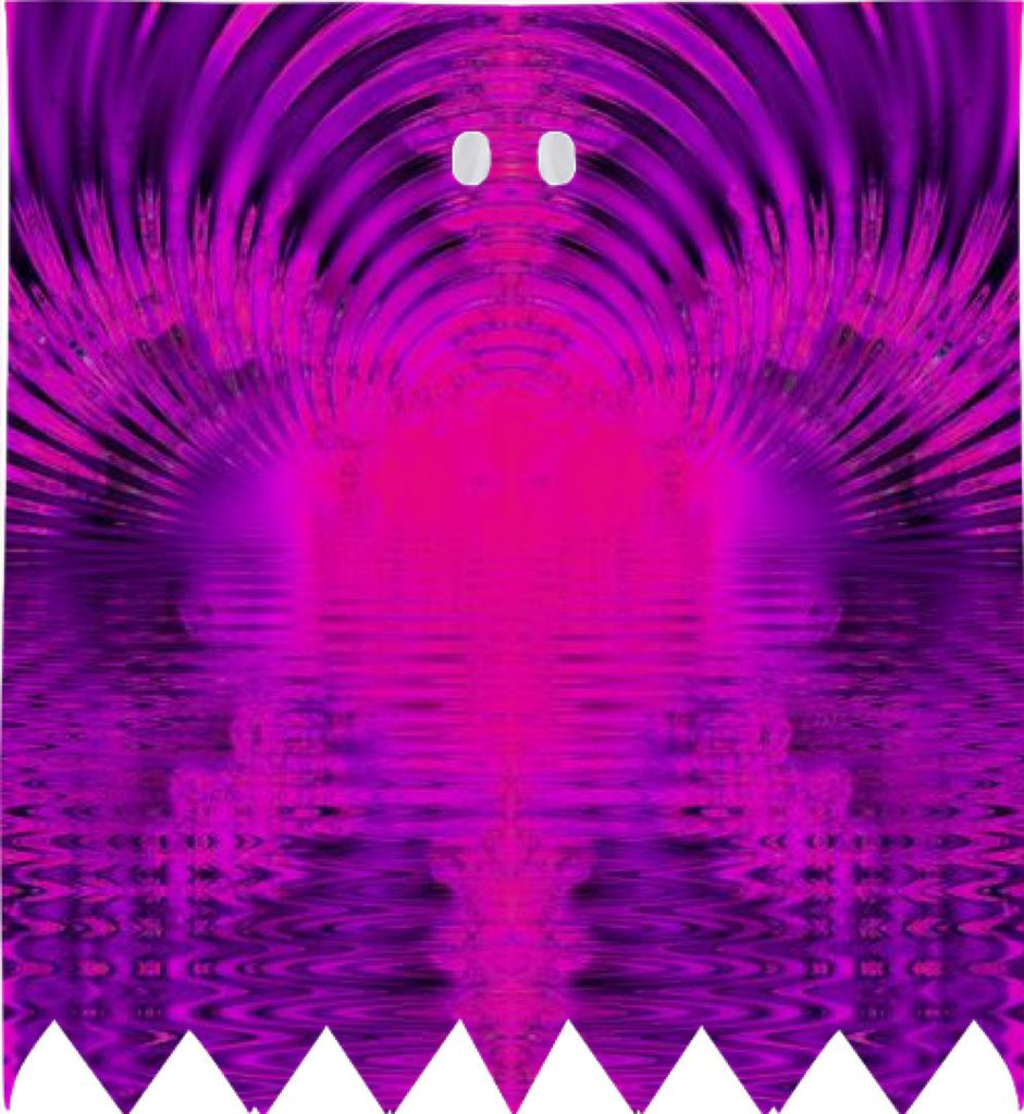 Abstract Violet Rose Tunnel of Light