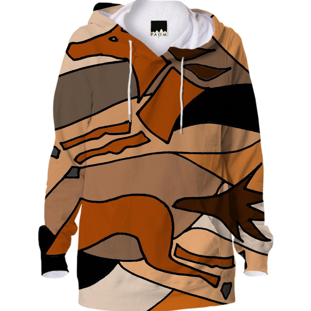 Awesome Horse Racing Abstract Hoodie