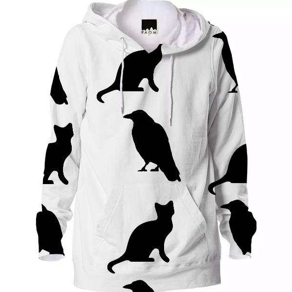 Cats Crows hoodies