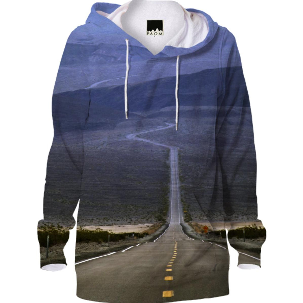 deserted road hoodie