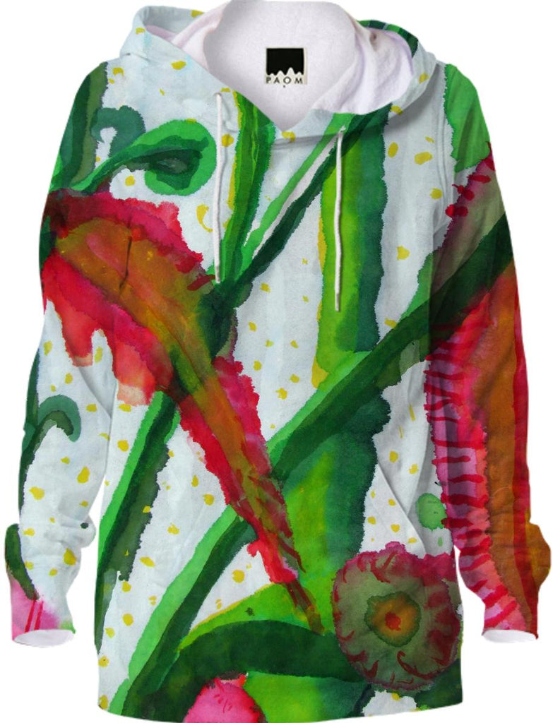 Floral Flip hoodie