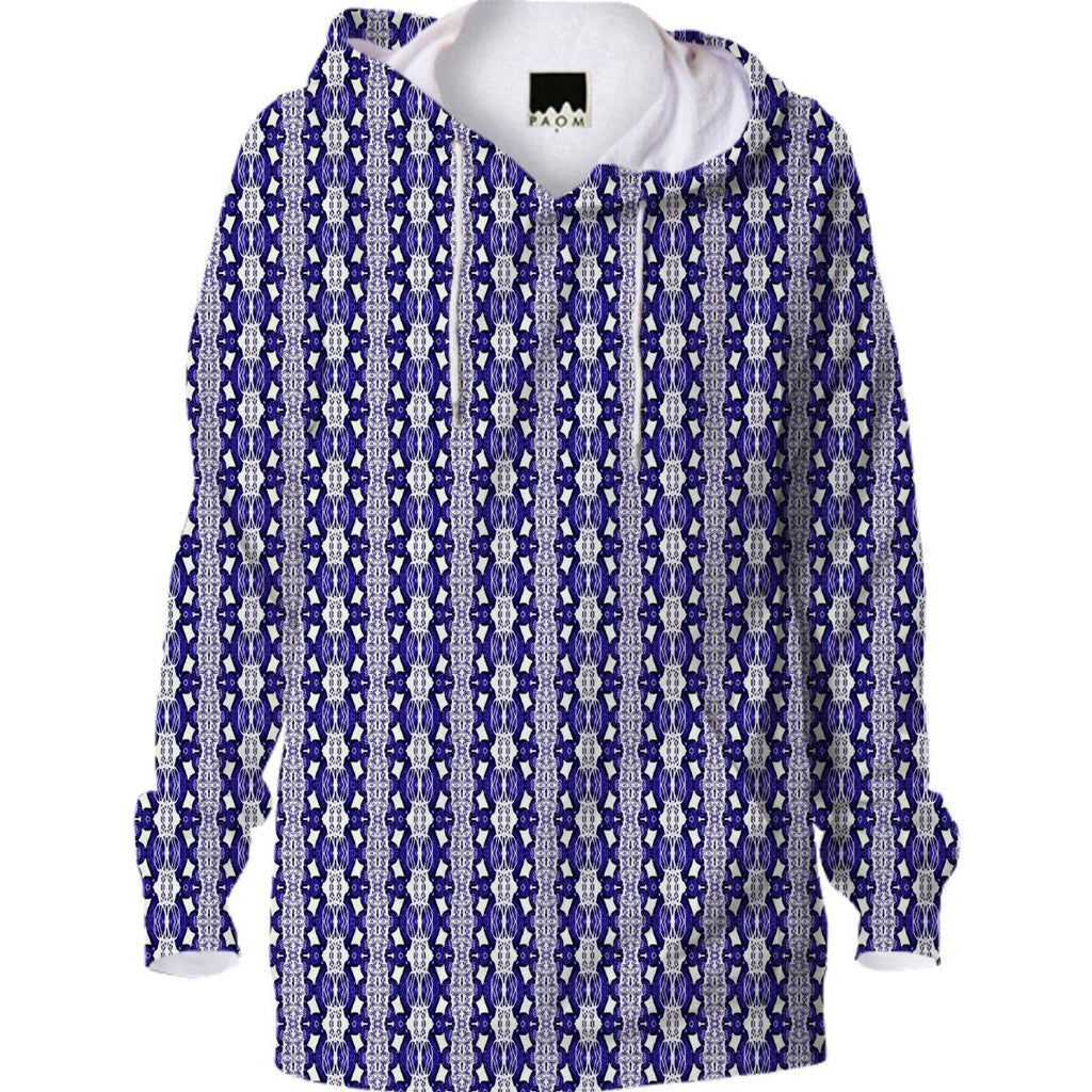 Navy Blue Stripe Hoodie