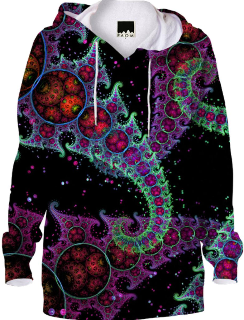Octopus s Garden Ornate Fractal Design Hoodie