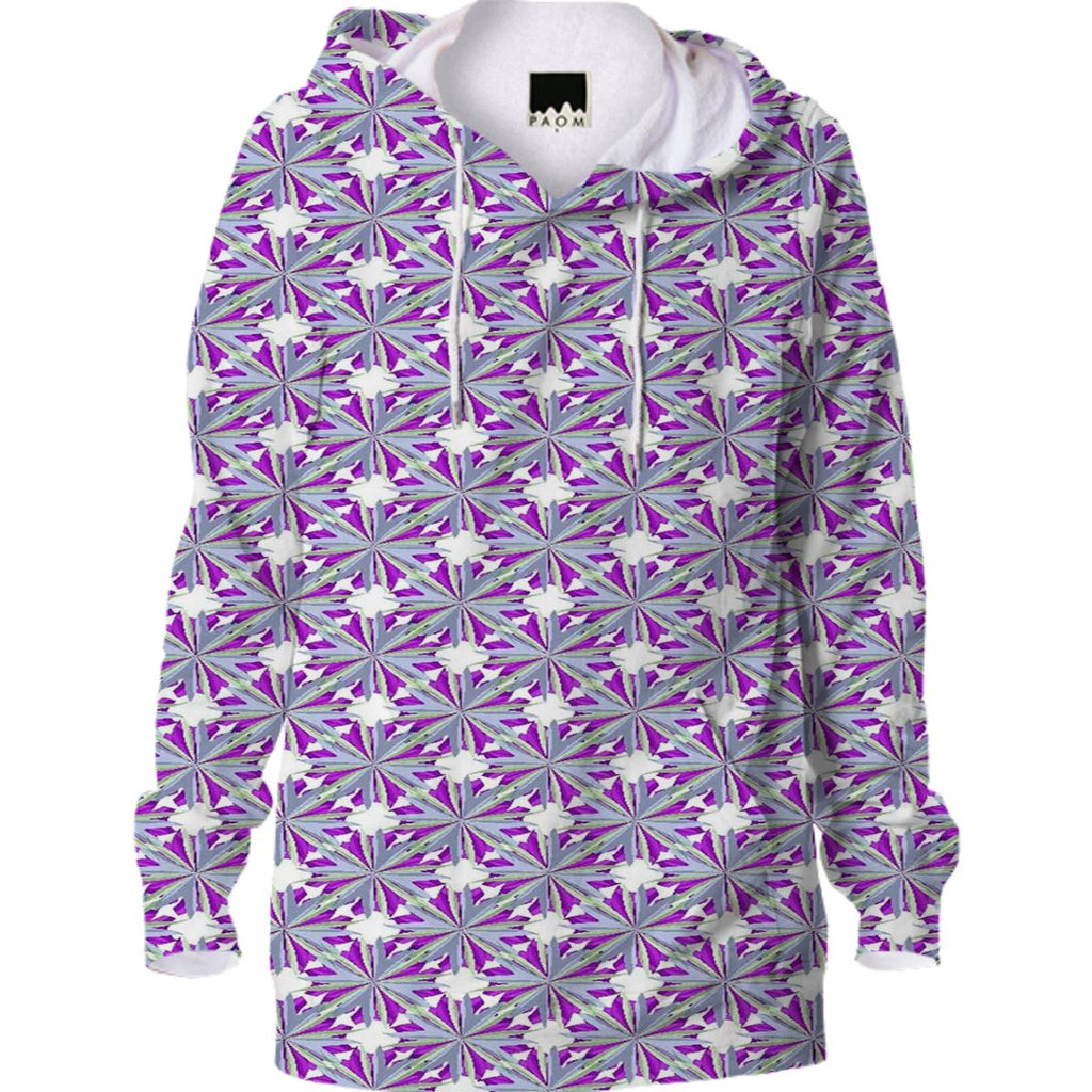 Pink Green Pinwheels Hoodie