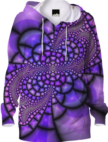 Purple flower fractal jumper