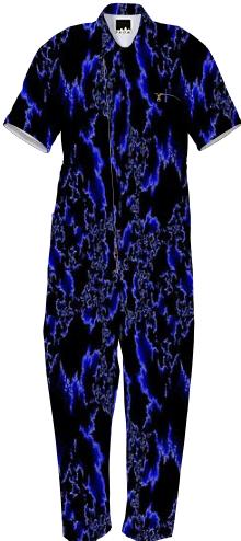 Black and Blue Jumpsuit