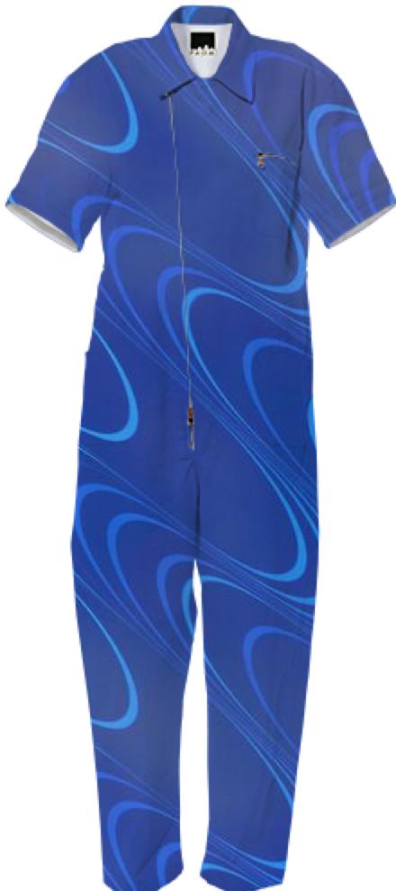 Blue Waves Jumpsuit