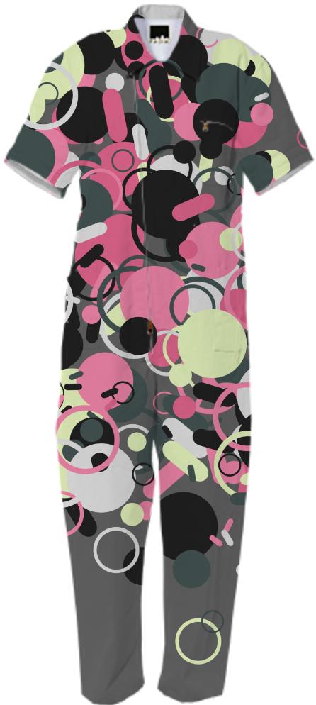 Grey Chubby Invaders Coveralls