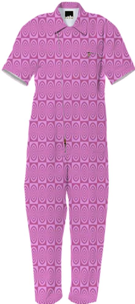 Pink on Pink Pattern Jumpsuit