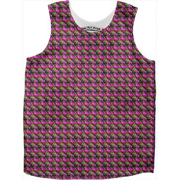 Colorful Abstract leaves Kids Tank Top