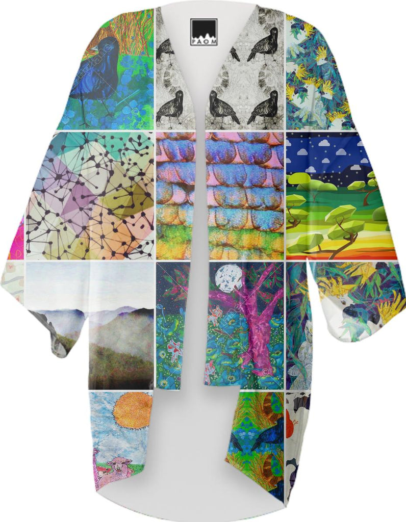 Art Collage Kimono by ZOYZ