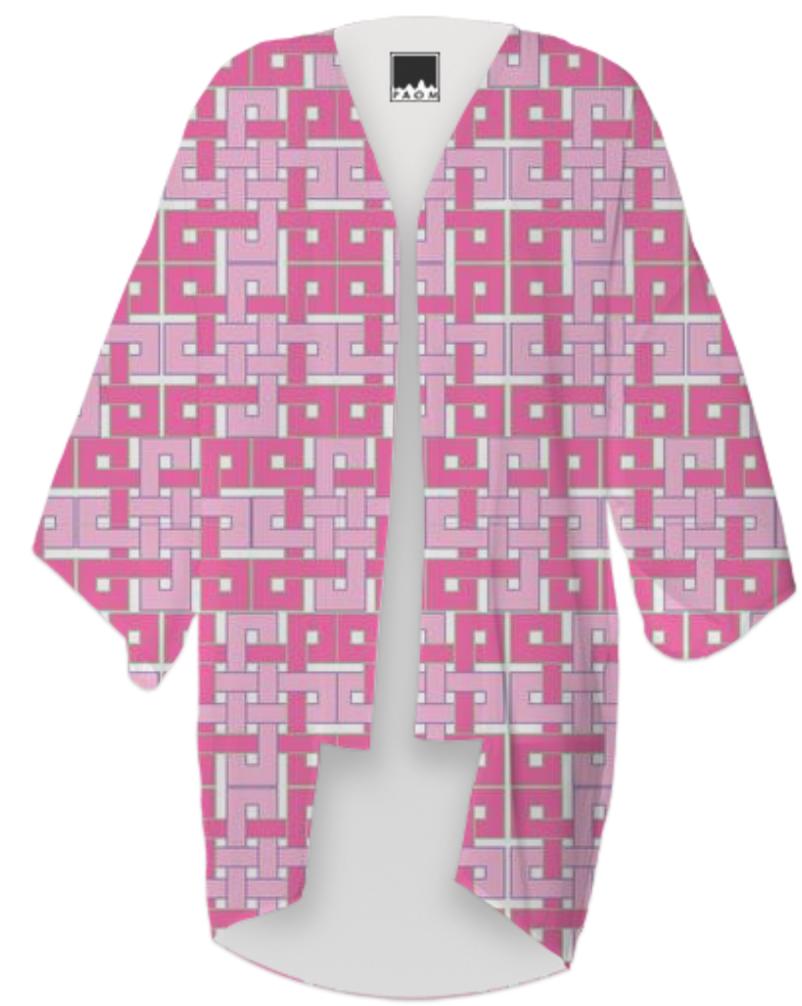 Celtic Squares in Pink Kimono