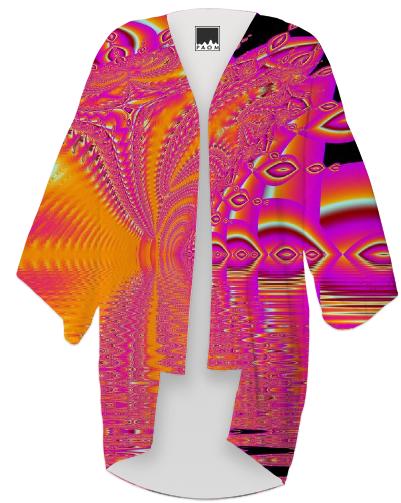 Magenta Boardwalk Carnival Abstract Ocean Shimmer