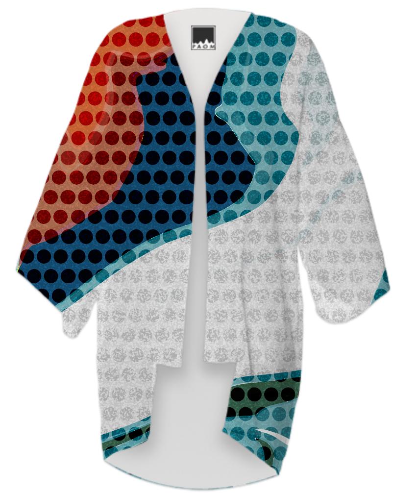 MARBLE DOTS KIMONO