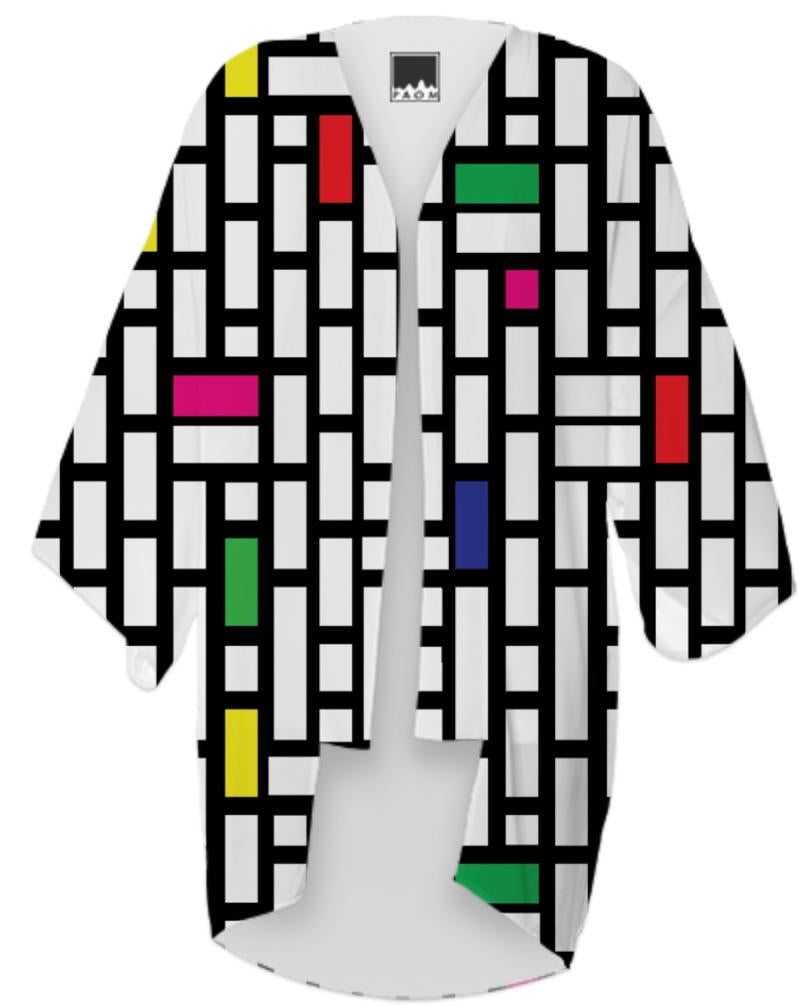 Modern Block rectangle print