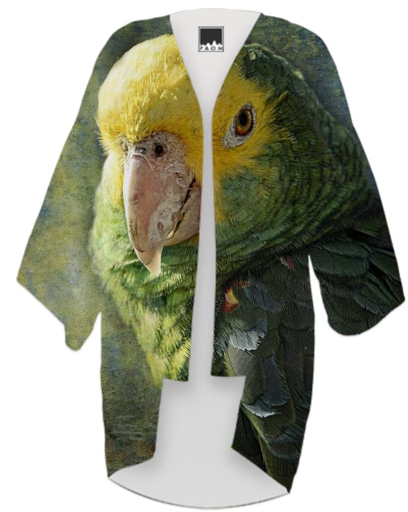 parrot kimono