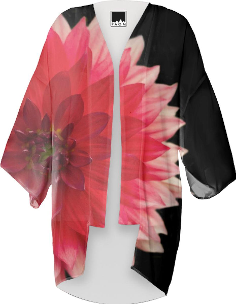 Pink Dahlia Kimono