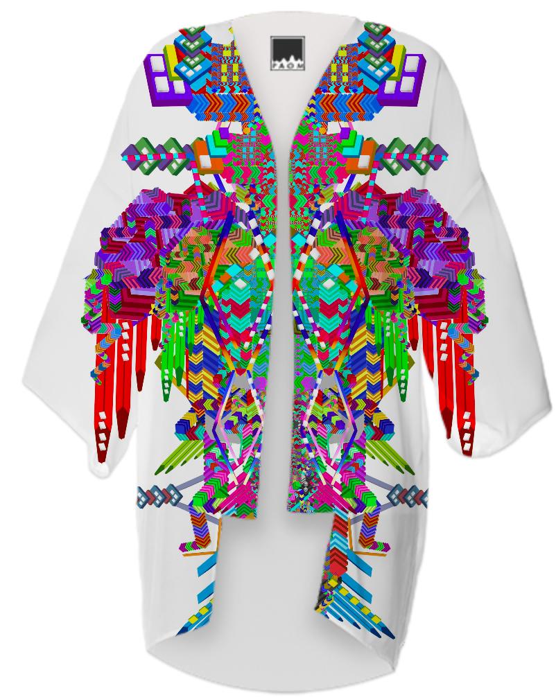 Quetzal Burning Man Totem Kimono