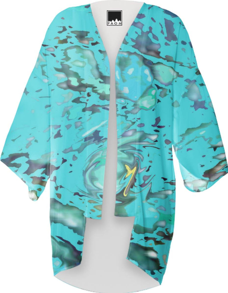 Turquoise kimono