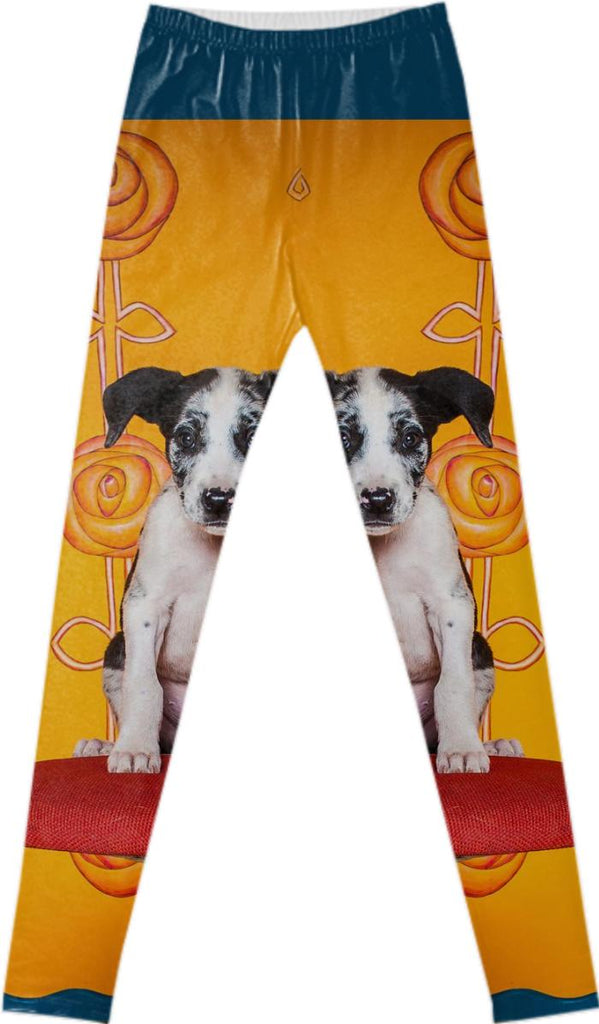 Great Dane Puppy leggings