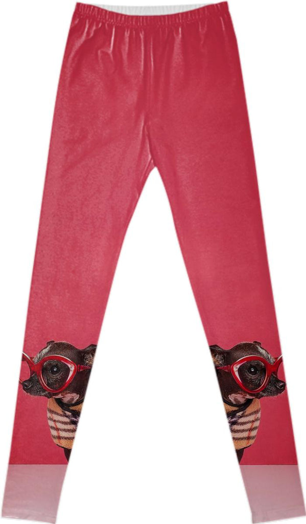 Chinese crested mix leggings