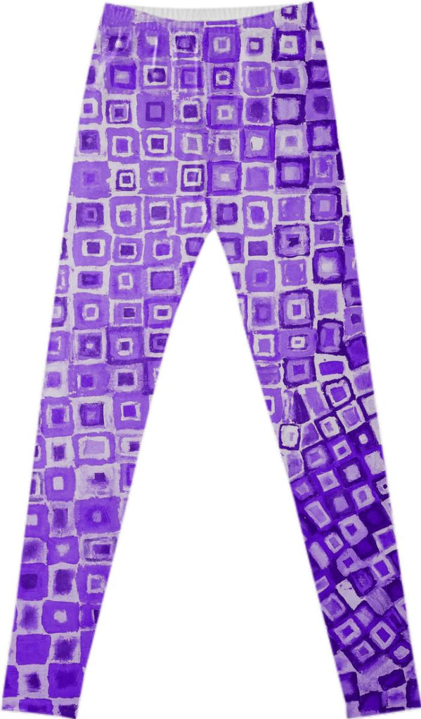 Purple Mosaic leggings