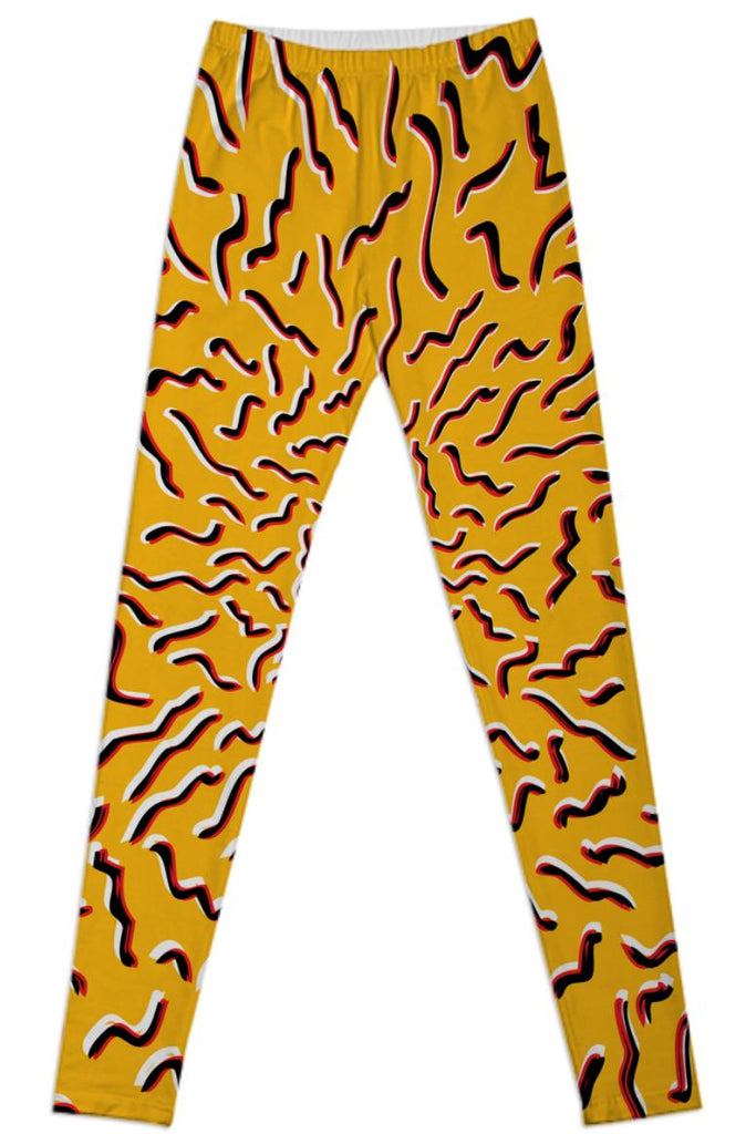 Abstract Tiger print leggings