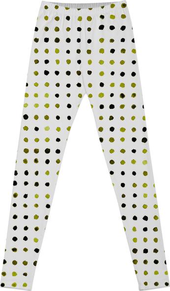 green dots leggings