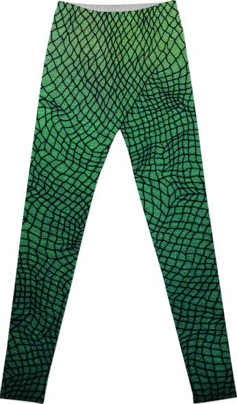 green net leggings