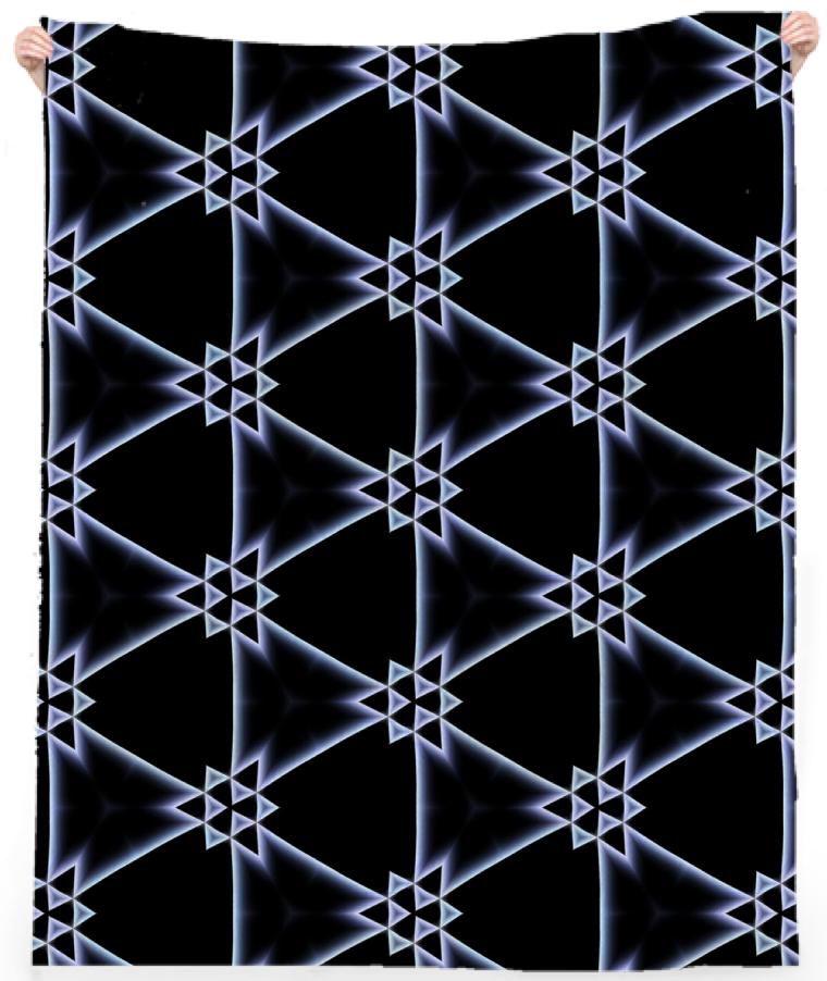 A Triangular Pattern on a Black Background
