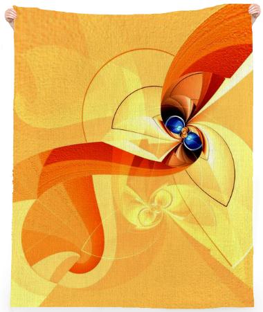 Abstract orange 1 by tutti