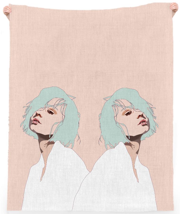 Candy Twins Towel