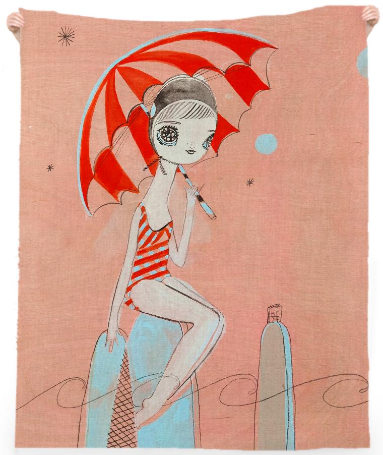 Floating World Sunbrella Linen Towel