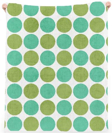green and mint dots