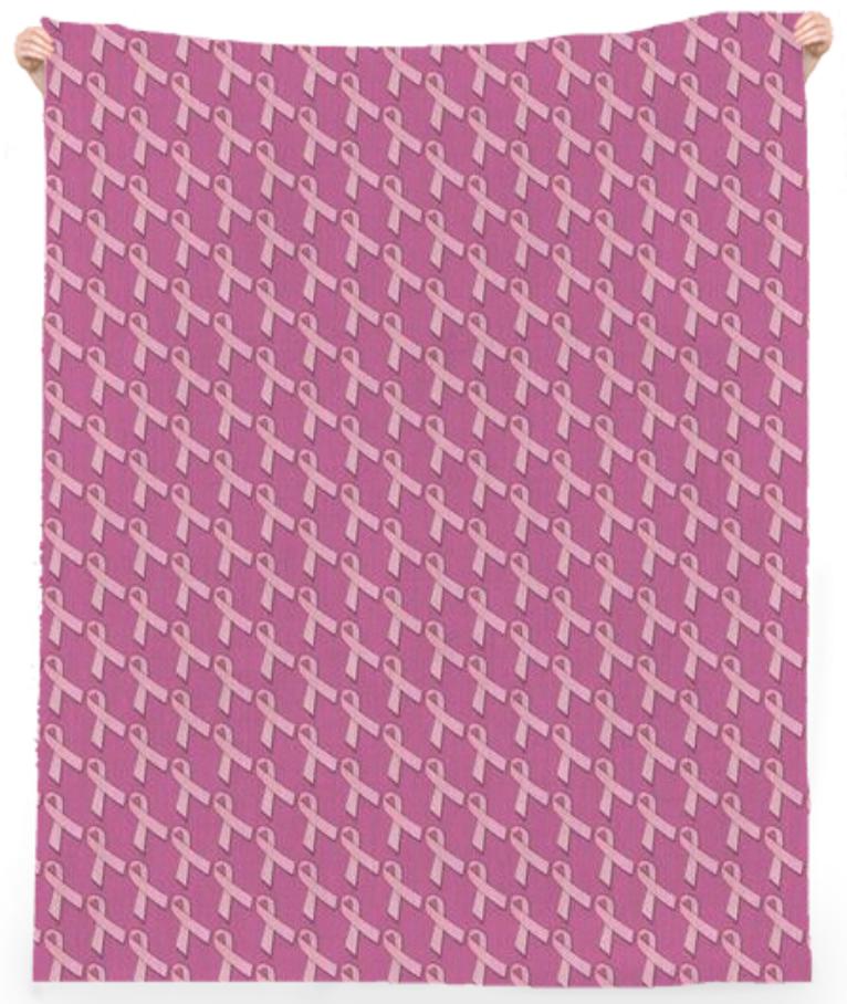 Pink Ribbons Tiled Pattern