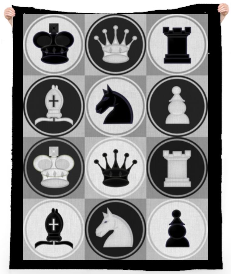 Chess Board Pattern Towel