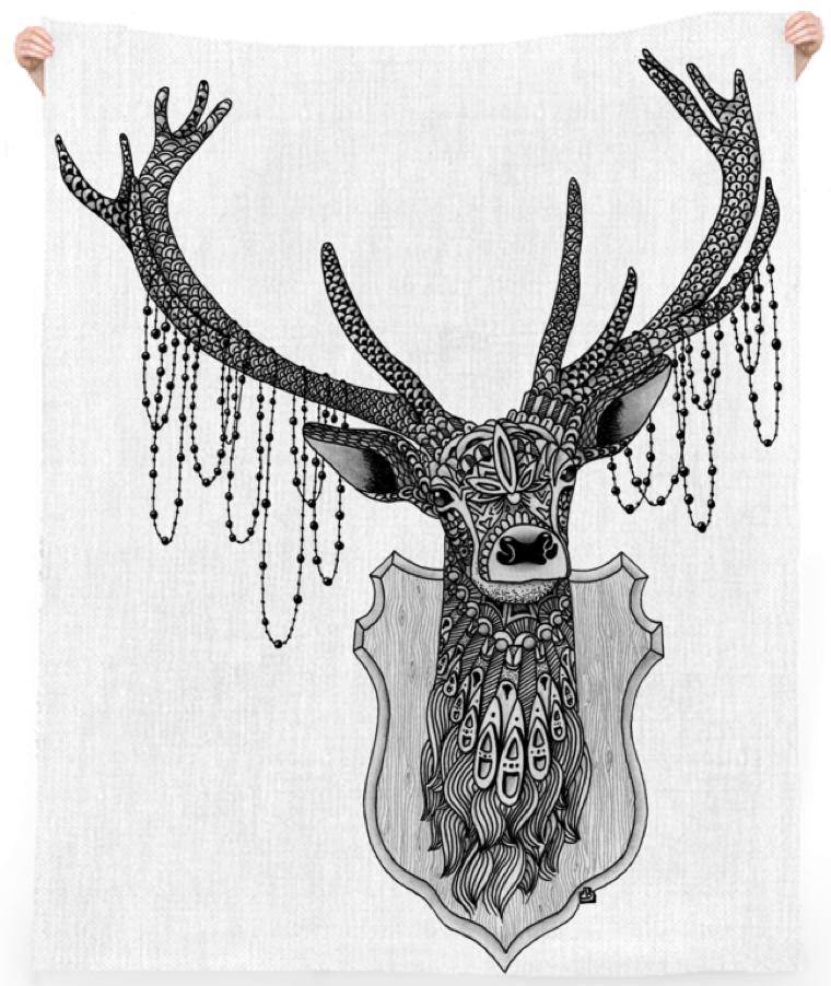 Ornate Deer Head